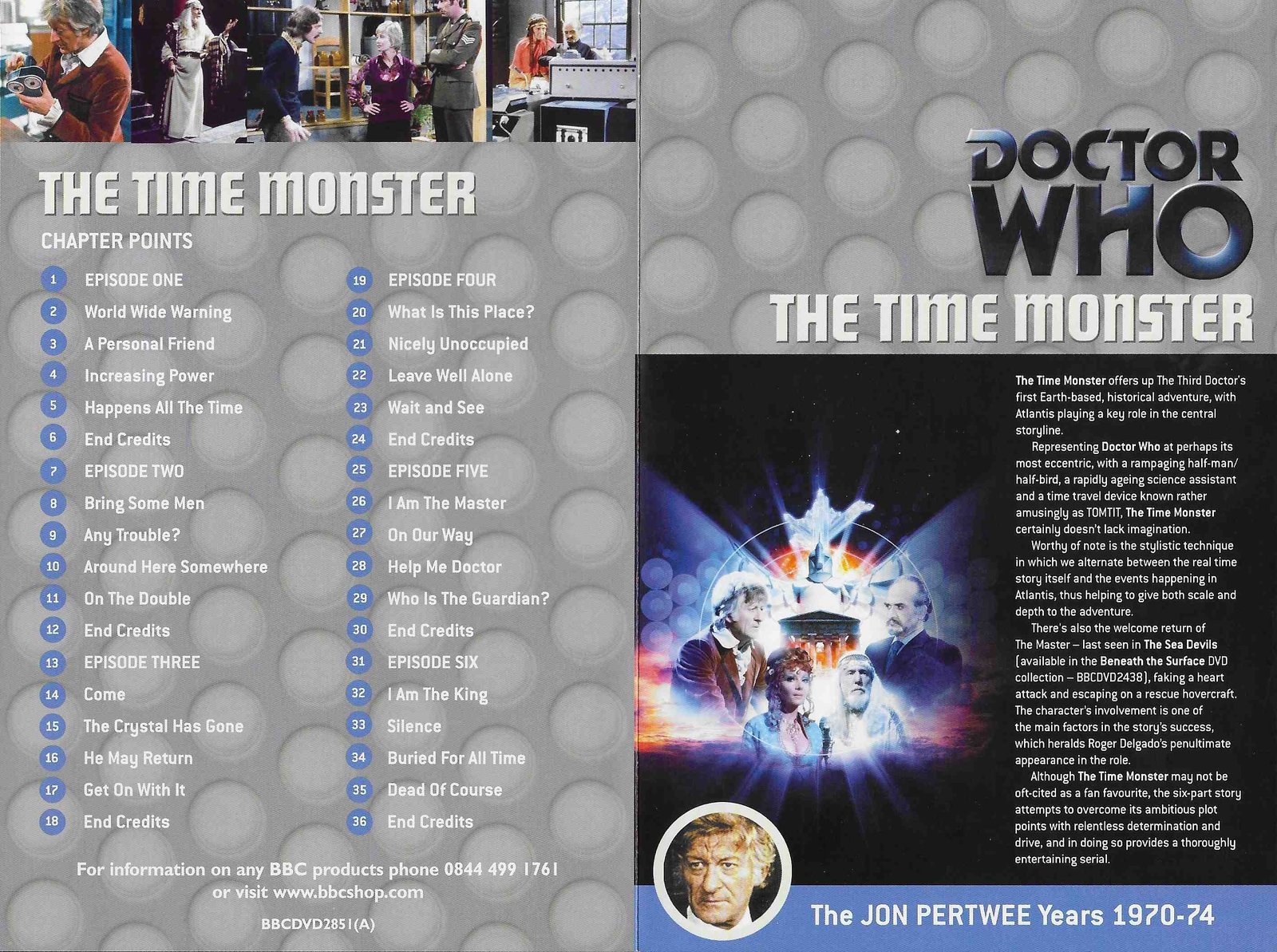 Inserts from BBCDVD 2851A